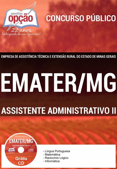 EMATER / MG-ASSISTENTE ADMINISTRATIVO II
